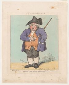 Stocks Are Down- Heigh-Ho!!, August 10, 1799., August 10, 1799. Creator: Thomas Rowlandson