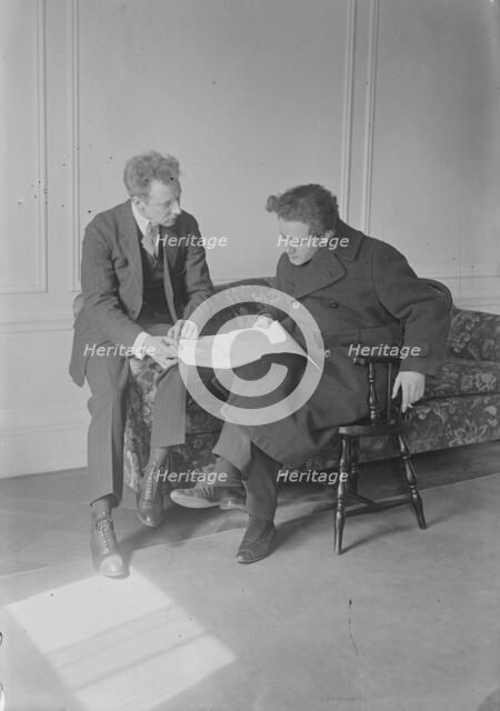 Stokowski & H. Kindler, 1918. Creator: Bain News Service.