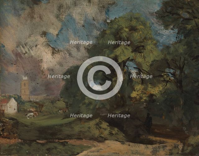Stoke-by-Nayland, ca. 1810-11. Creator: John Constable.
