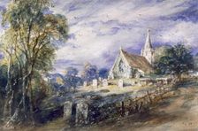 Stoke Poges Church Buckinghamshire, 1833. Artist: John Constable