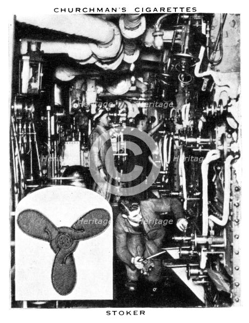 Stoker, 1937.Artist: WA & AC Churchman