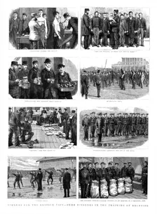 'Stokers for the British Navy--Some episodes in the Training of Recruits 1890. Creator: Unknown