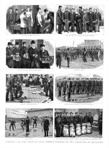 'Stokers for the British Navy--Some episodes in the Training of Recruits 1890. Creator: Unknown