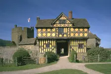 Stokesay Castle and gatehouse, Shropshire, 1997. Artist: J Bailey