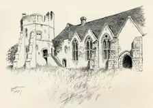Stokesay Castle c1893, (1894). Artist: Charles George Harper