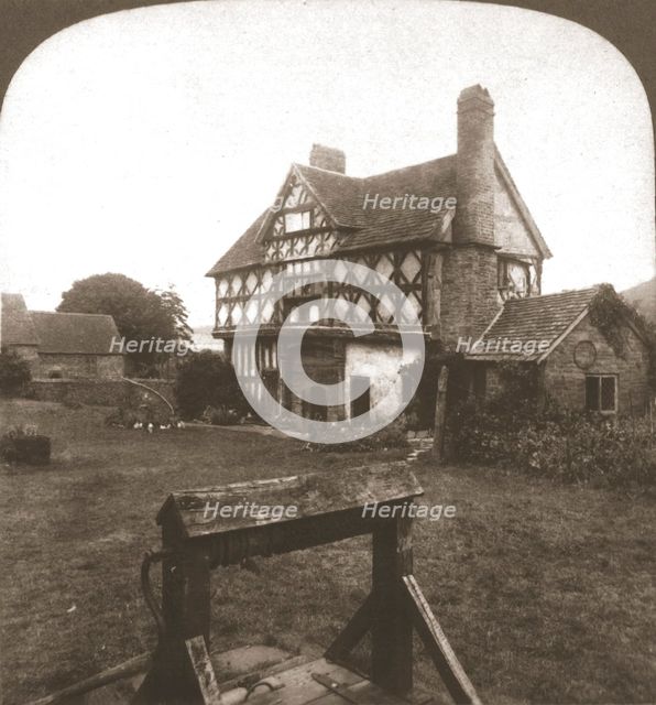 'Stokesay Castle England,The Ancient Keep', 1900. Creator: Works and Sun Sculpture Studios.