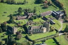 Stokesay Castle fortified manor house, Shropshire, 2017. Creator: Damian Grady