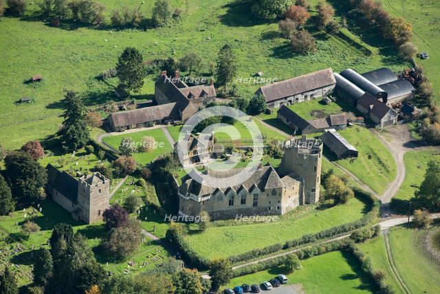 Stokesay Castle fortified manor house, Shropshire, 2017. Creator: Damian Grady.