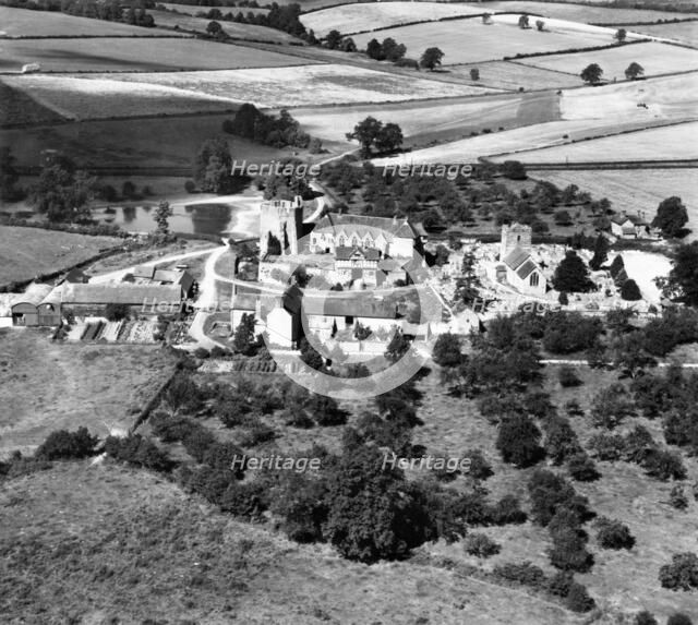 Stokesay Castle, Shropshire, 1948. Artist: Aerofilms.