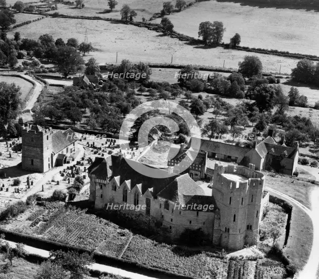 Stokesay Castle, Shropshire, 1948. Artist: Aerofilms.