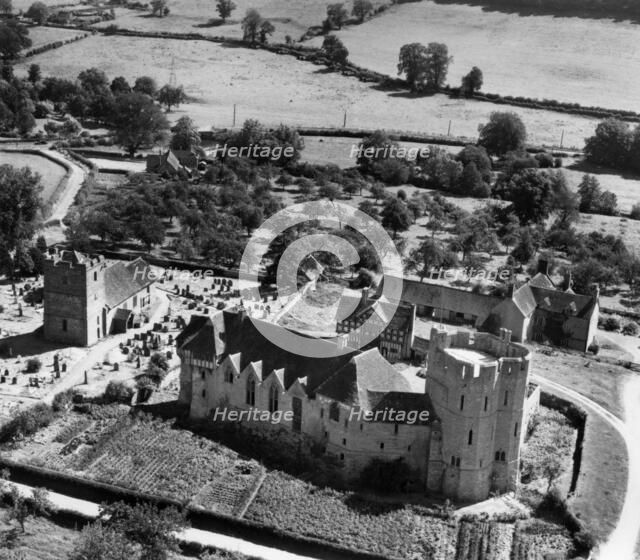 Stokesay Castle, Shropshire, 1948. Artist: Aerofilms.