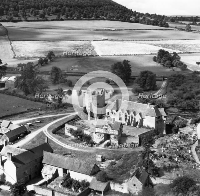 Stokesay Castle, Shropshire, 1948. Artist: Aerofilms.