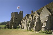 Stokesay Castle, Shropshire, 1997. Artist: N Corrie