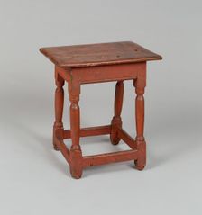 Stool, 1690/1720. Creator: Unknown