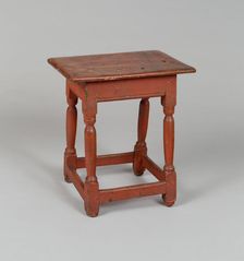 Stool, 1690/1720. Creator: Unknown
