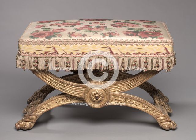Stool, 1786-1787. Creator: Jean-Baptiste-Claude Sené (French, 1748-1803).