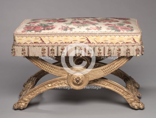 Stool, 1786-1787. Creator: Jean-Baptiste-Claude Sené (French, 1748-1803).