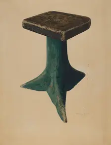 Stool, 1939. Creator: Harold Ballerd
