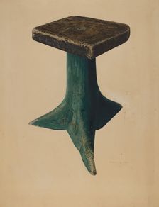 Stool, 1939. Creator: Harold Ballerd