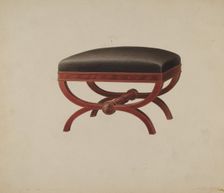 Stool, c. 1937. Creator: Frank Wenger