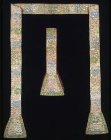 Stole, Maniple, Pair of Amice, Spain, Late 17th/early 18th century. Creator: Unknown