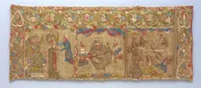 Stole with the Martyrdom of St. Catherine, German, ca. 1200. Creator: Unknown