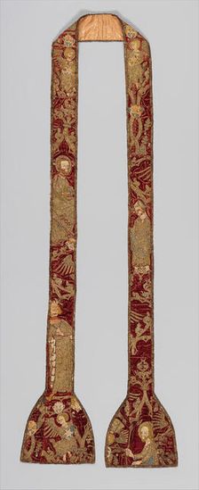 Stole with Various Saints, British, 14th century. Creator: Unknown