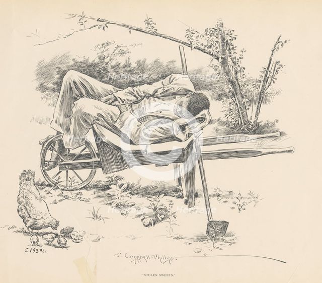 Stolen sweets, 1899. Creator: Jay Campbell Phillips.