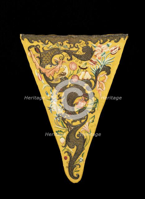 Stomacher, British, 1750-59. Creator: Unknown.