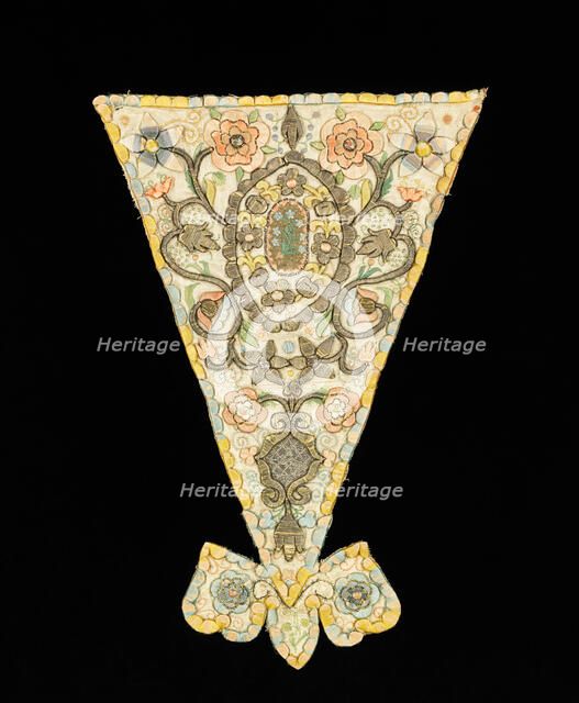 Stomacher, European, 1750-75. Creator: Unknown.