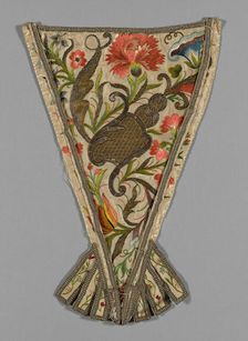 Stomacher, France, 18th century. Creator: Unknown