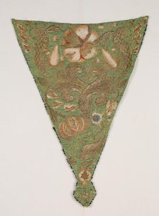 Stomacher, possibly British, 1725-50. Creator: Unknown