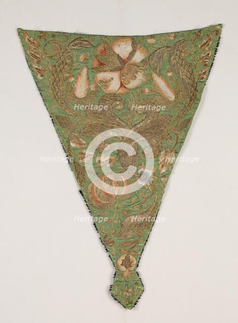 Stomacher, possibly British, 1725-50. Creator: Unknown.