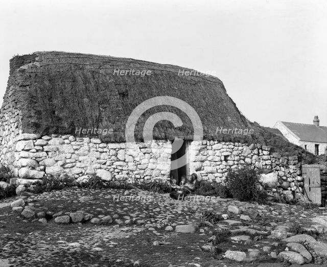 Stone cottage, Ireland c1895. Creator: Robert Augustus Henry L'Estrange.