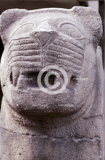 Stone carving of a lion, Hittite. Artist: Unknown