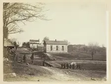 Stone Church, Centreville, Virginia, March 1862. Creators: Barnard & Gibson, George N. Barnard, James F. Gibson