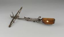 Stone Crossbow with Spanner for a Child, Germany, c. 1700. Creator: Unknown