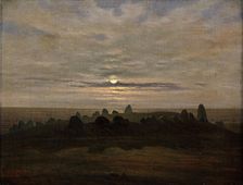 Stone age stronghold at Nobbin, island of Rügen. Artist: Carus, Carl Gustav (1789-1869)