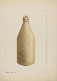 Stone Bottle, c. 1938. Creator: Frank Maurer