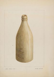 Stone Bottle, c. 1938. Creator: Frank Maurer