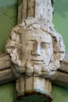 Stone boss, Greyfriars, Great Yarmouth, Norfolk, c2010. Artist: Steve Cole