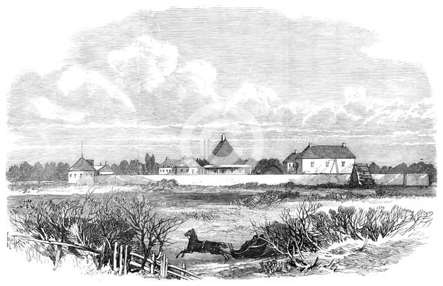 Stone Fort, Red River Settlement, 1870. Creator: Unknown.