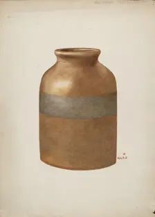 Stone Fruit Jar, 1935/1942. Creator: Margaret Stottlemeyer