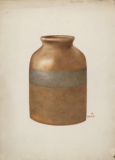Stone Fruit Jar, 1935/1942. Creator: Margaret Stottlemeyer