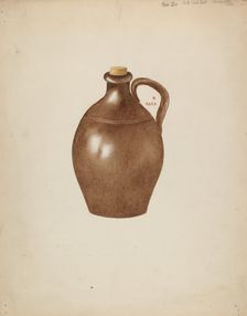 Stone Jug, 1935/1942. Creator: Margaret Stottlemeyer