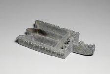 Stone Oil Lamp, Iran, 9th century. Creator: Unknown