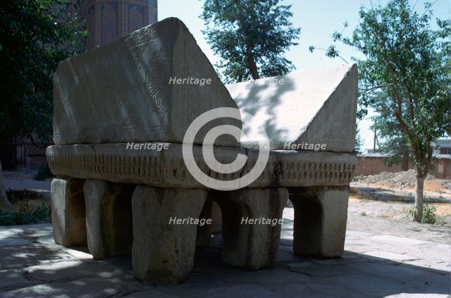 Stone lectern, 14th century. Artist: Unknown