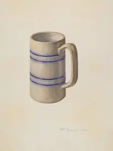 Stone Mug, c. 1939. Creator: Carl Buergerniss