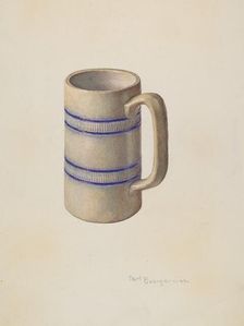Stone Mug, c. 1939. Creator: Carl Buergerniss