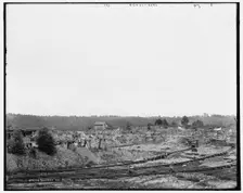 Stone quarry at Pearl, Illinois, between 1890 and 1901. Creator: Unknown